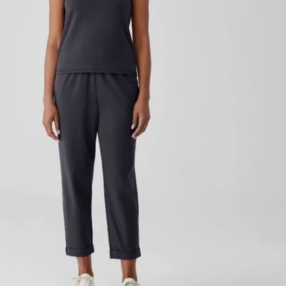 Eileen Fisher stretch jersey ankle pants Medium